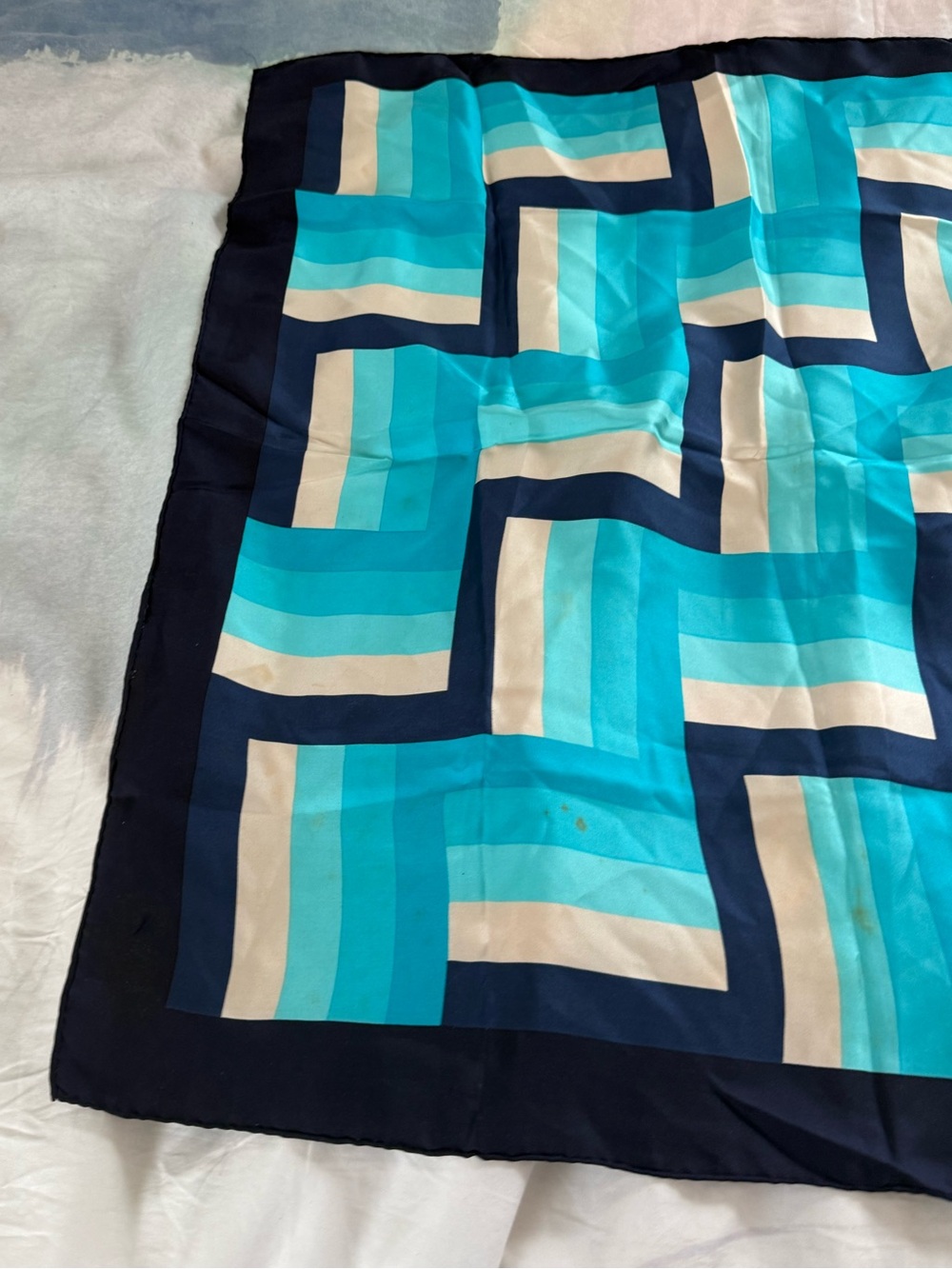Yves Saint Laurent Silk Scarf - Picture 2 of 13